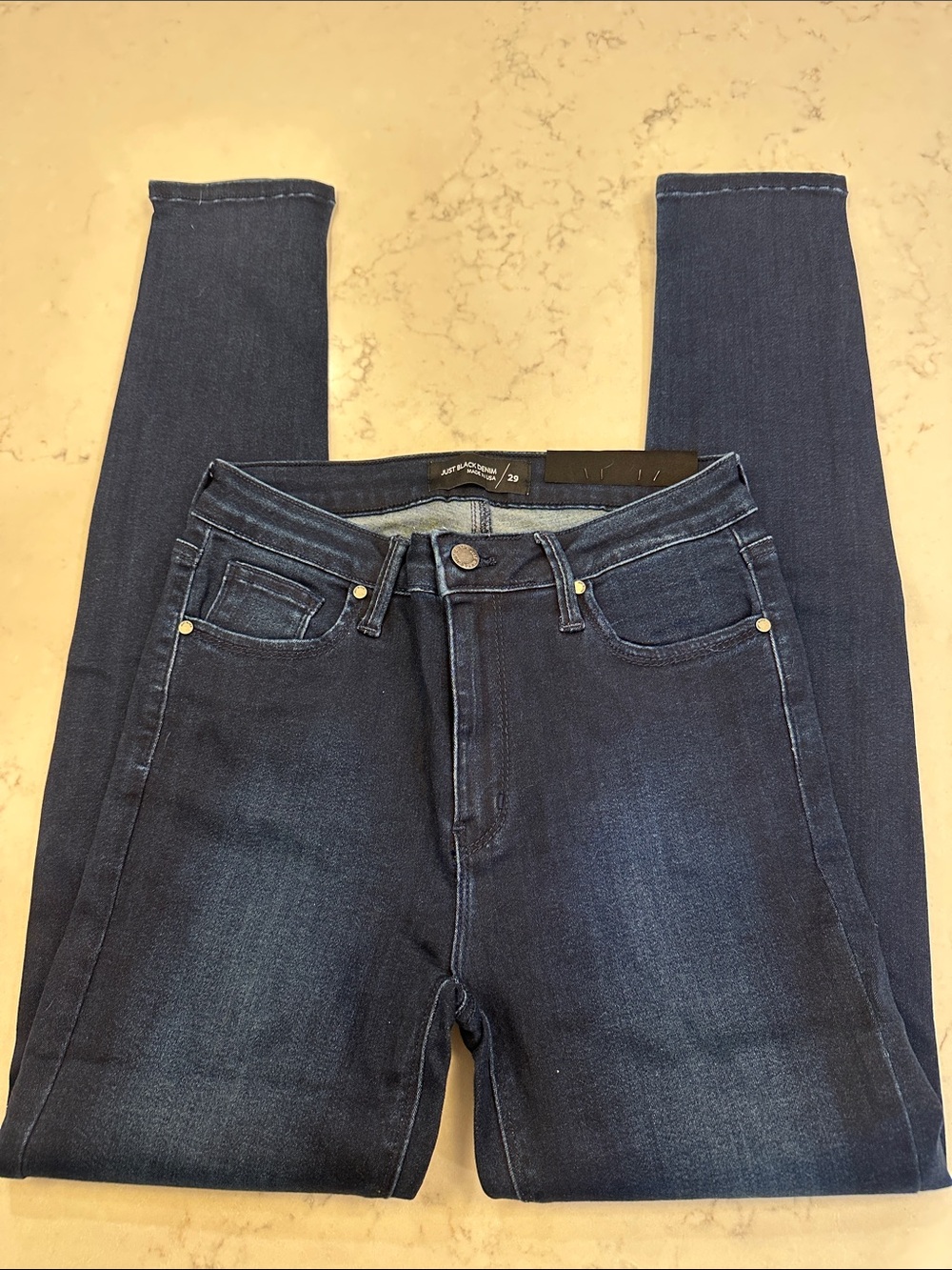 Just Black Dark Indigo Skinny Jeans